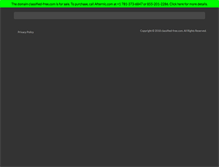 Tablet Screenshot of classified-free.com